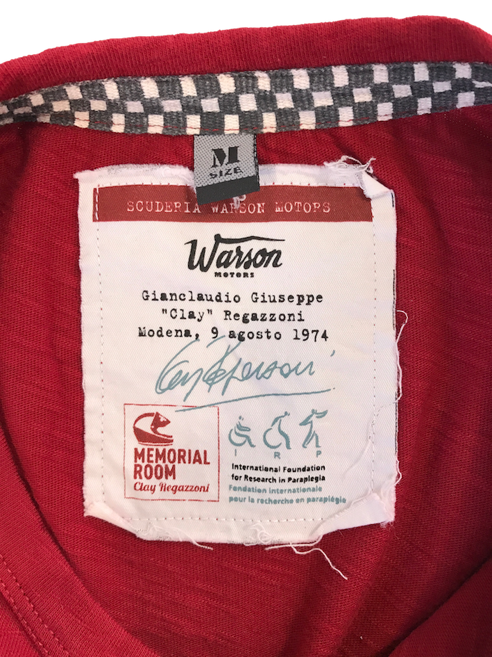 T-shirt Warson Motors Clay Regazzoni