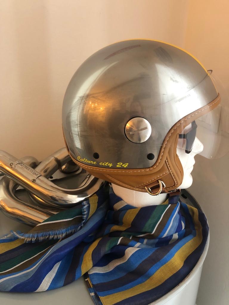 Casco Demi Jet Culture City 24 Vintage visiera FH Helmets