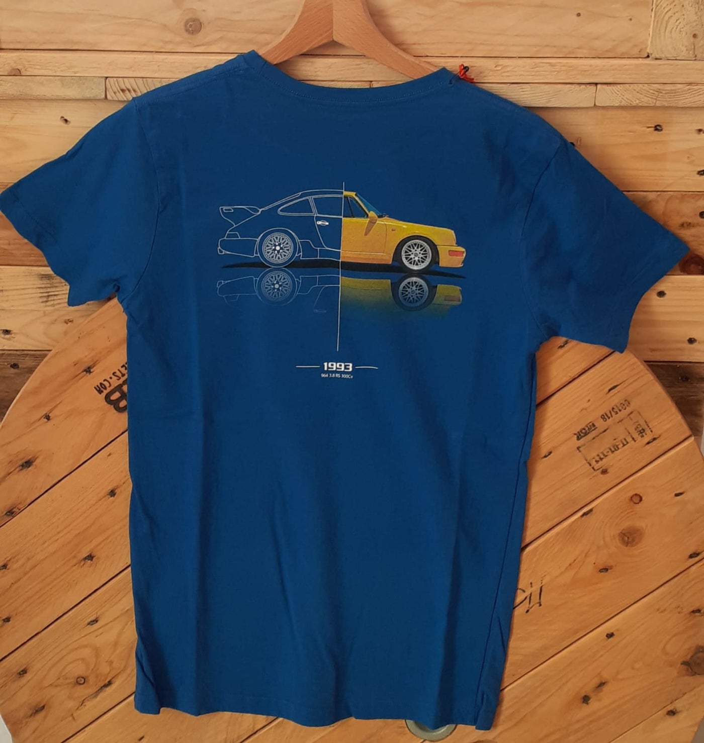T-shirt 964 3.8 RS Techno Back  Original Race