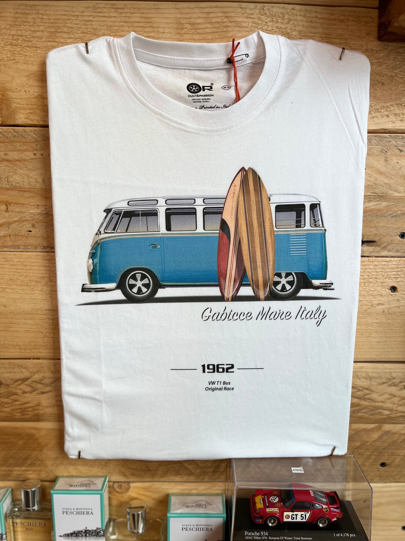 T-shirt bimbo Pulmino T1 1962 Gabicce surf  Original Race