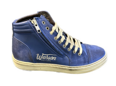 Scarpa sneaker in pelle blu rally Warson Motors