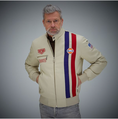 Giacca in cotone bomber Classic Gulf MD sabbia