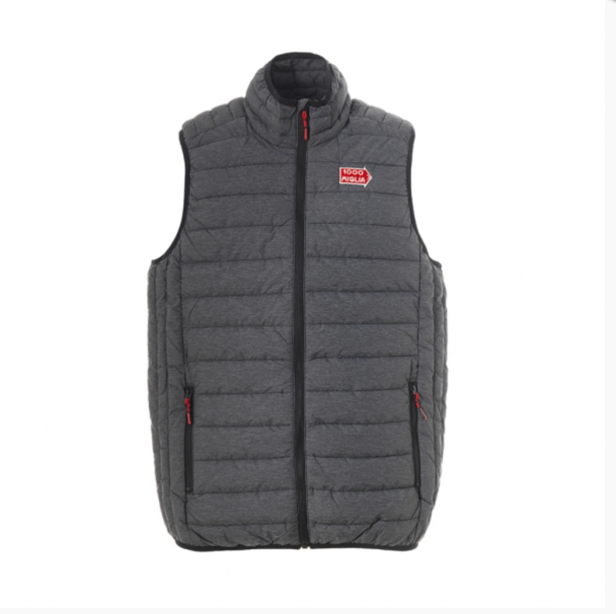 Gilet Piumino Sportgilet Mille Miglia Official grigio