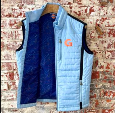 Gilet Performance GPO Gulf azzurro