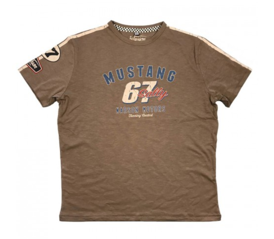 T-shirt Mustang 67 Brown Warson Motors