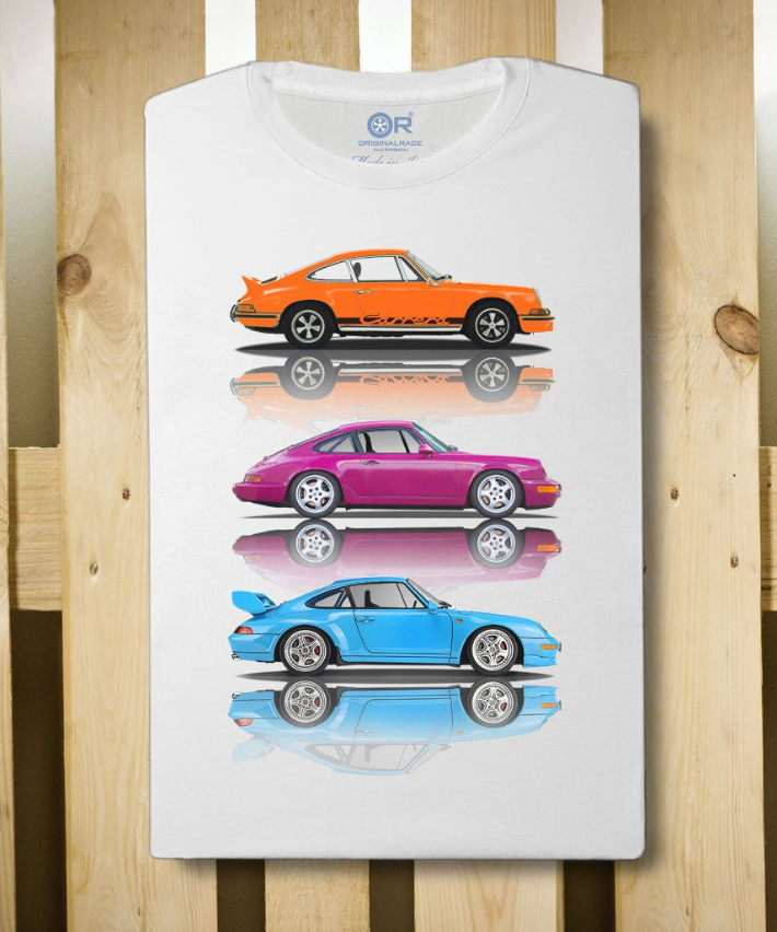 T-shirt 0135-3 Original Race bianca