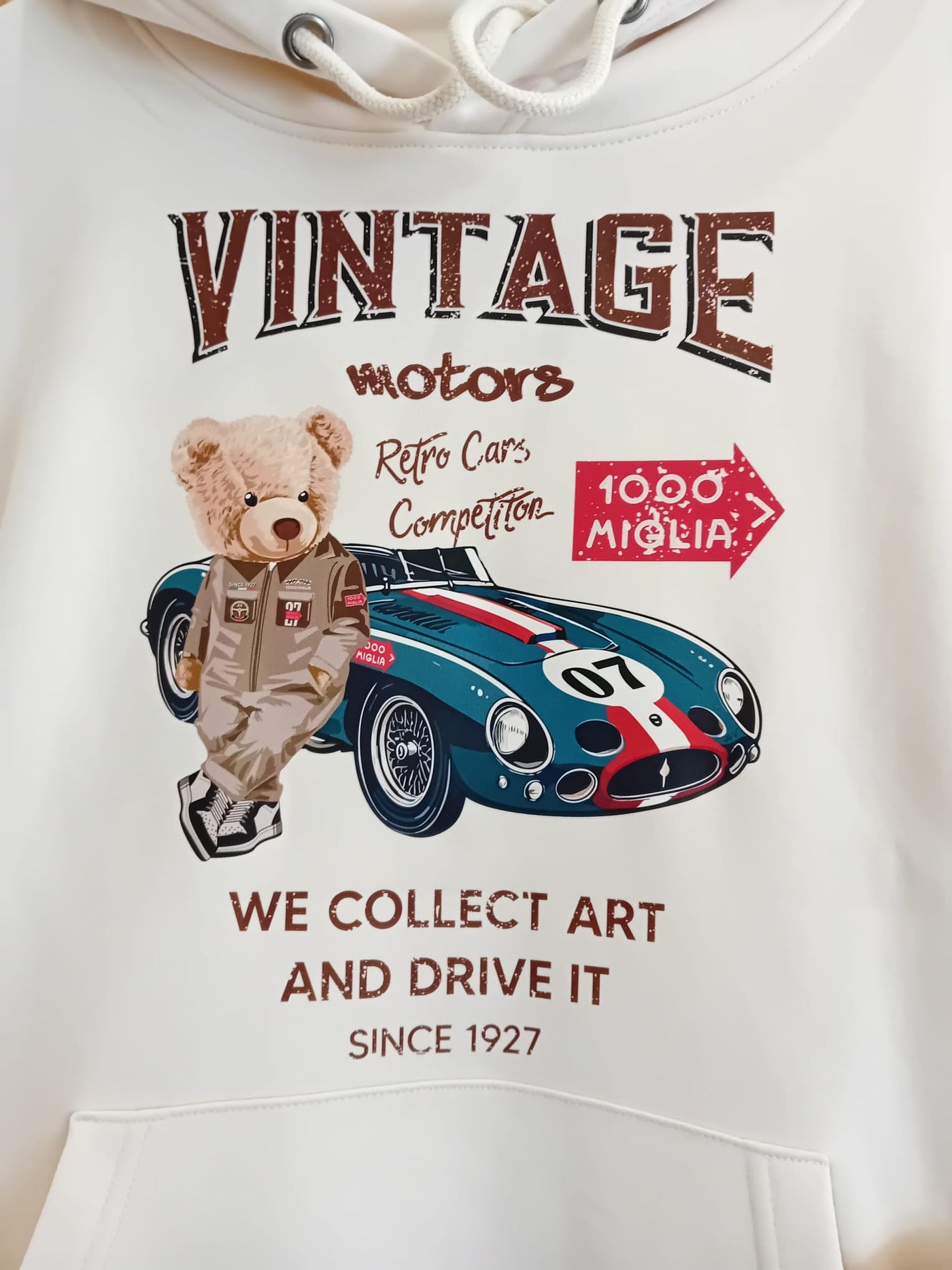 Mille Miglia Teddy Car Hoodie