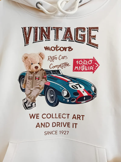 Mille Miglia Teddy Car Hoodie