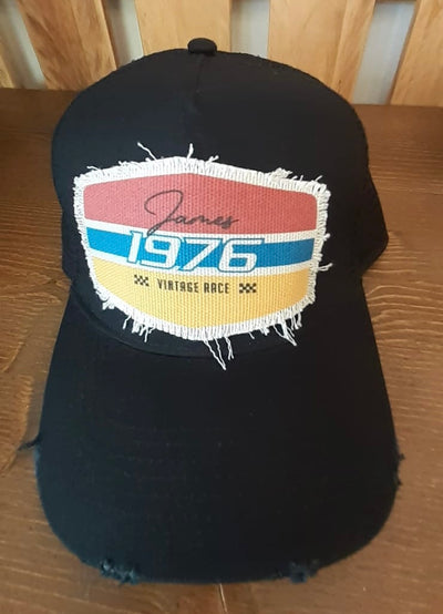 Cappellino stile vintage con anno sul frontale