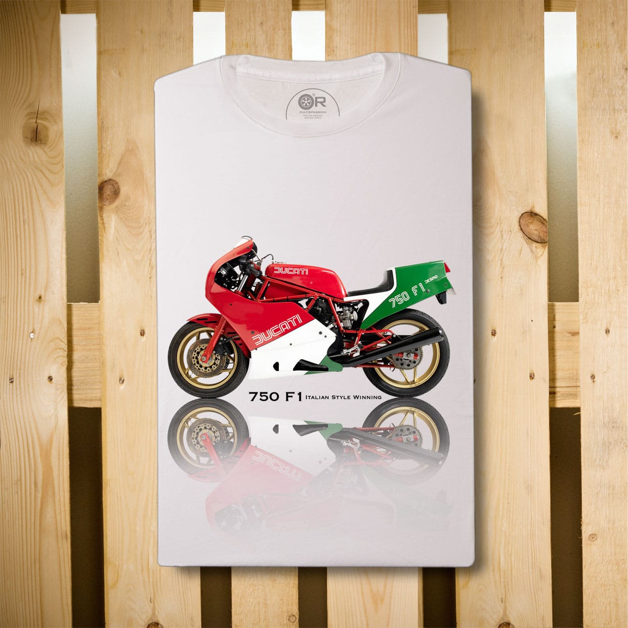 T-shirt 750 F1 bianca Original Race