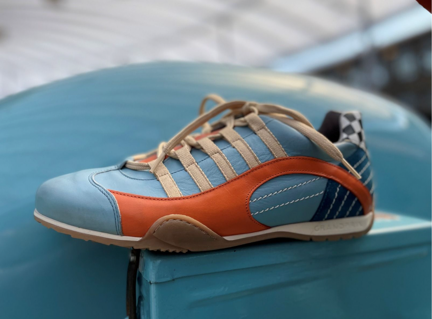 Scarpe sneakers GPO da pilota ice blue